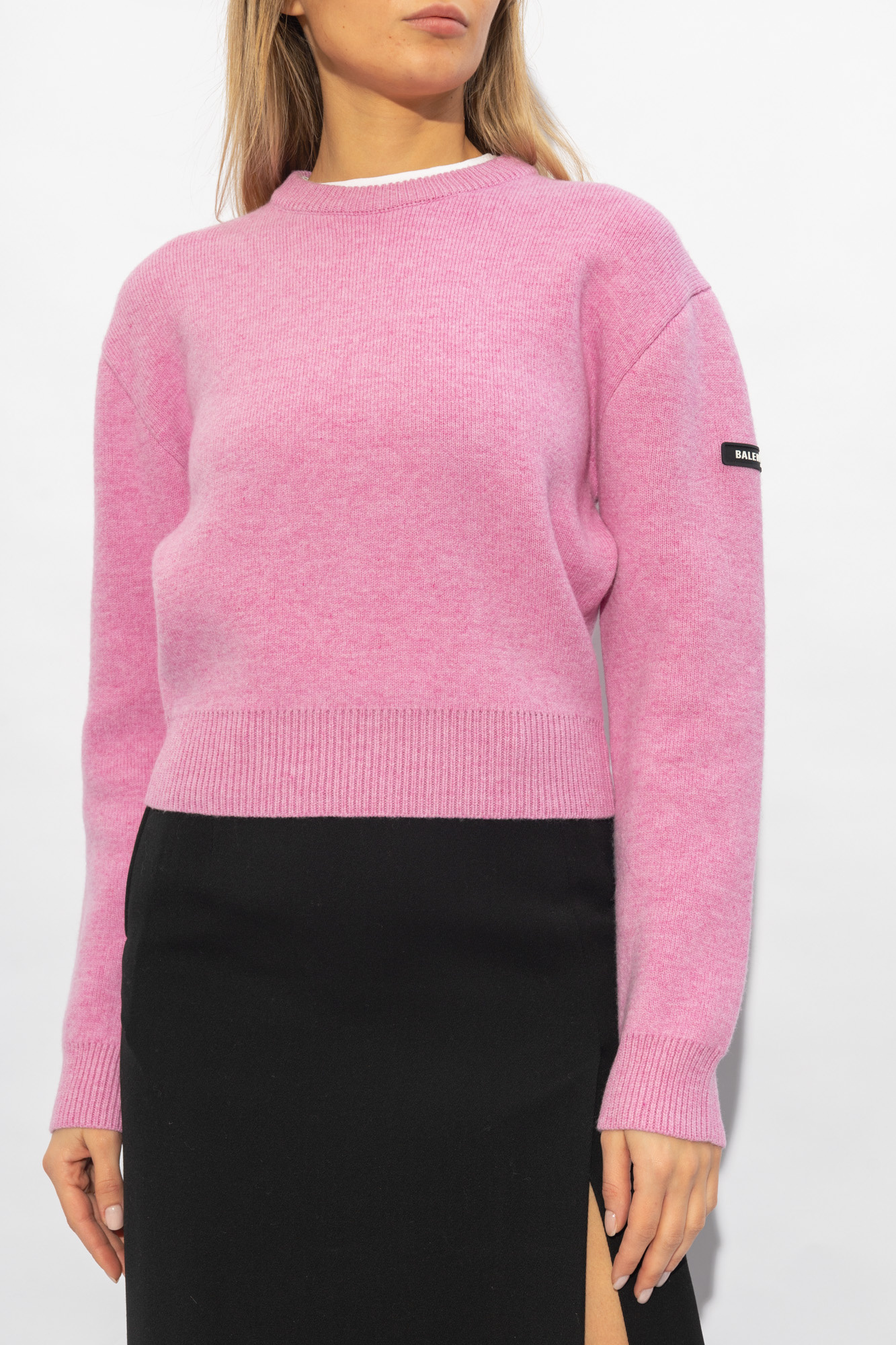 Balenciaga sweater womens pink on sale